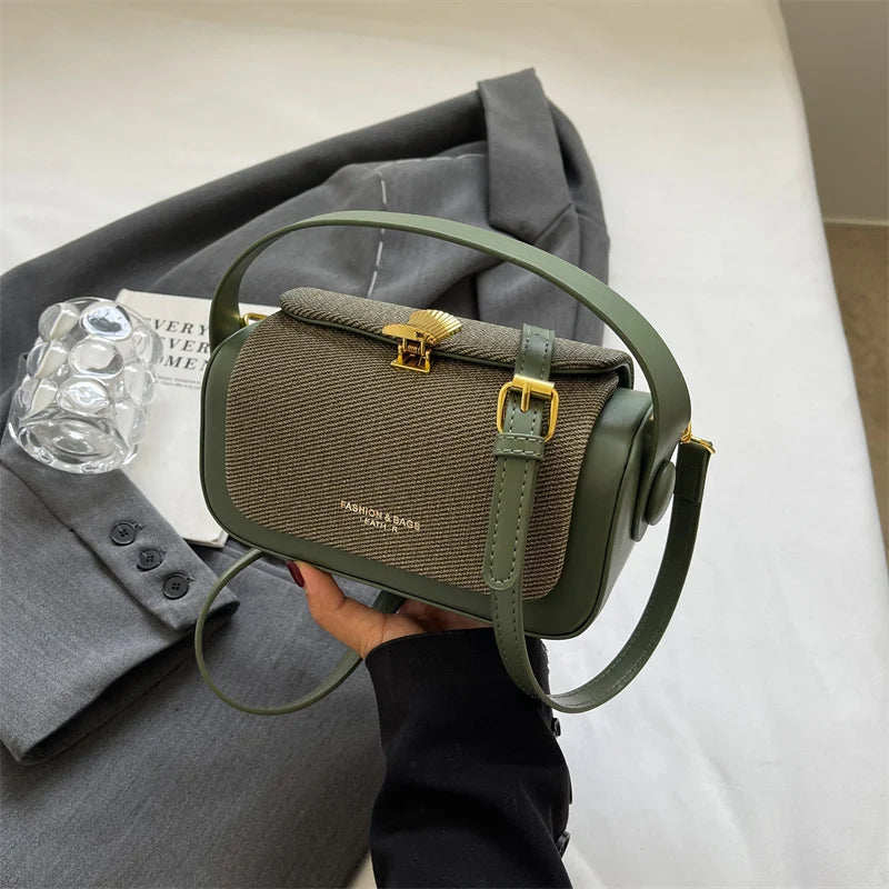 Fashion Mini Square Crossbody Bag 2024 Luxury Designer Pure Color Satchel hand bags