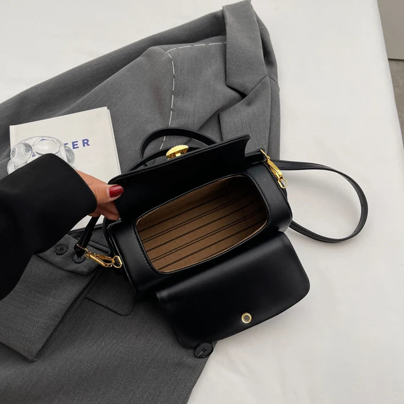 Fashion Mini Square Crossbody Bag 2024 Luxury Designer Pure Color Satchel hand bags