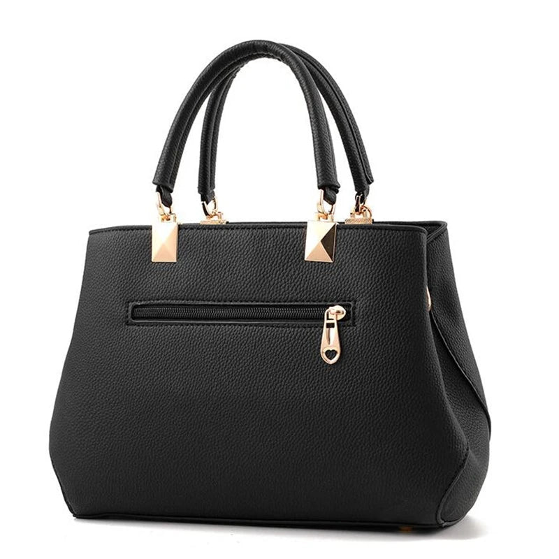 Stylish Ladies’ Crossbody elegant Shoulder Bag with Flower Accent office Ladies Totes Pure Handbag for female