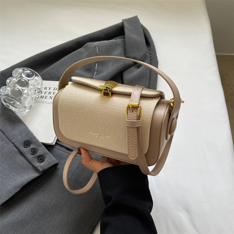 Fashion Mini Square Crossbody Bag 2024 Luxury Designer Pure Color Satchel hand bags