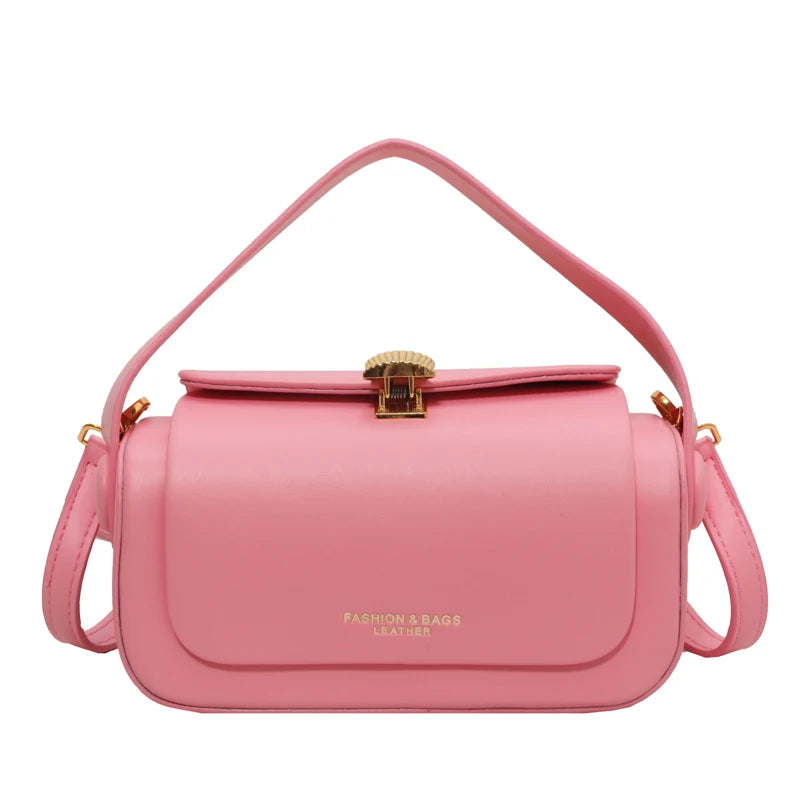 Fashion Mini Square Crossbody Bag 2024 Luxury Designer Pure Color Satchel hand bags