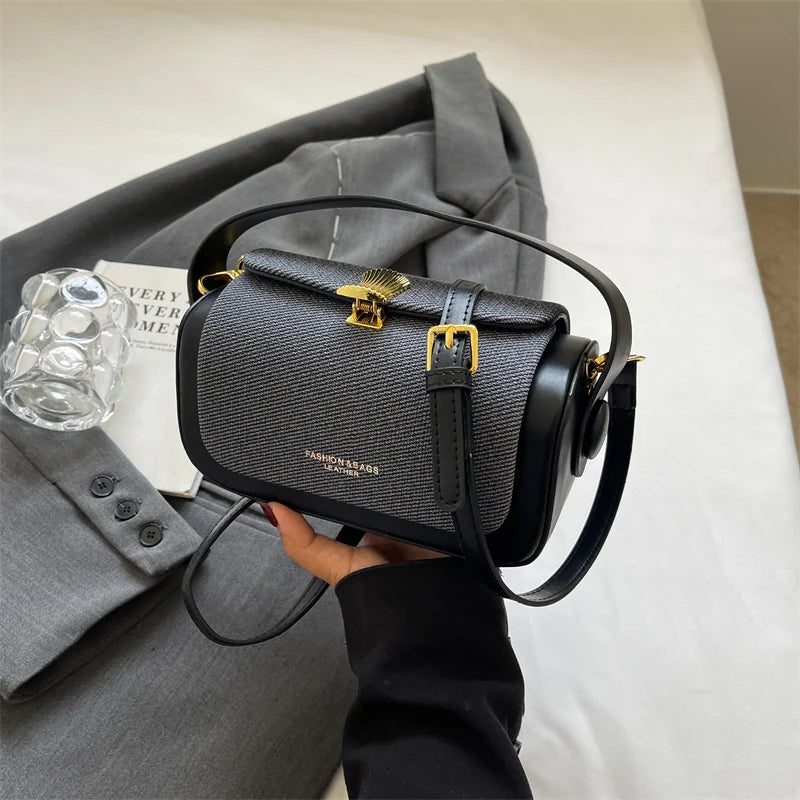 Fashion Mini Square Crossbody Bag 2024 Luxury Designer Pure Color Satchel hand bags