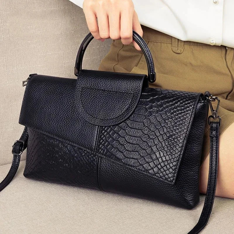 Luxury Soft Leather Handbag Stylish Designer Bag for Modern Women