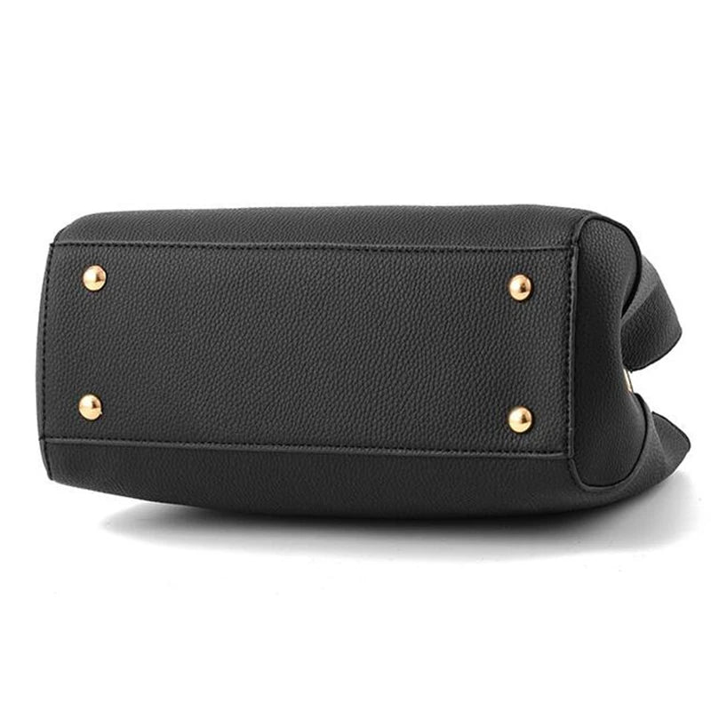 Stylish Ladies’ Crossbody elegant Shoulder Bag with Flower Accent office Ladies Totes Pure Handbag for female