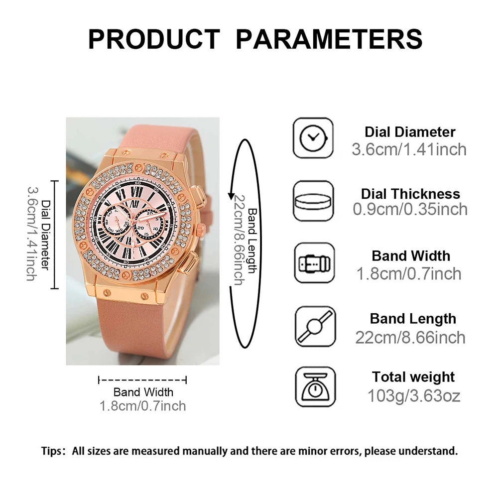 Stylish Women’s Watch, Wallet & Sunglasses Set – Perfect for Gifting or Everyday Elegance