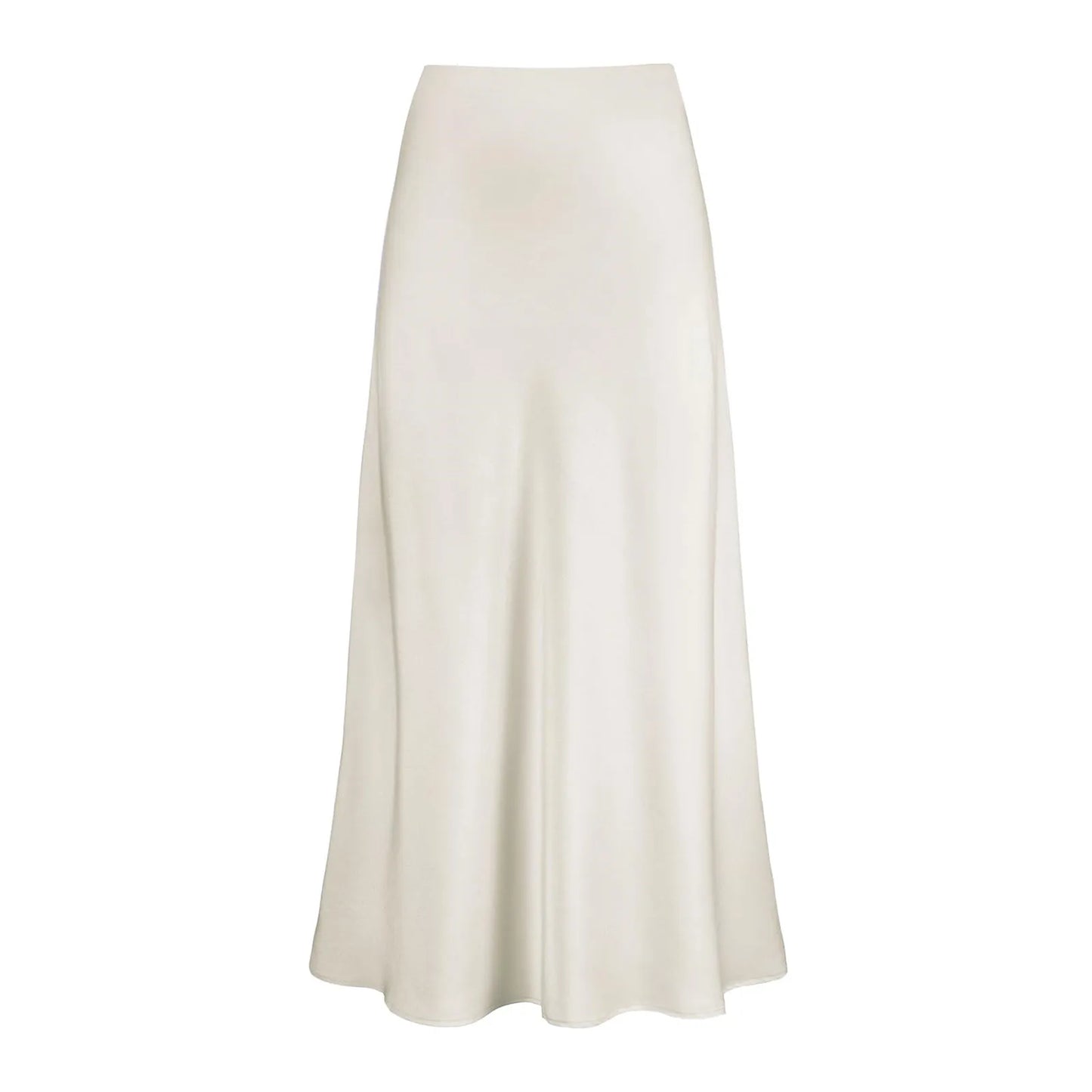 Korean-Inspired Fishtail Skirt – High-Waist Silk Satin Elegance for Women