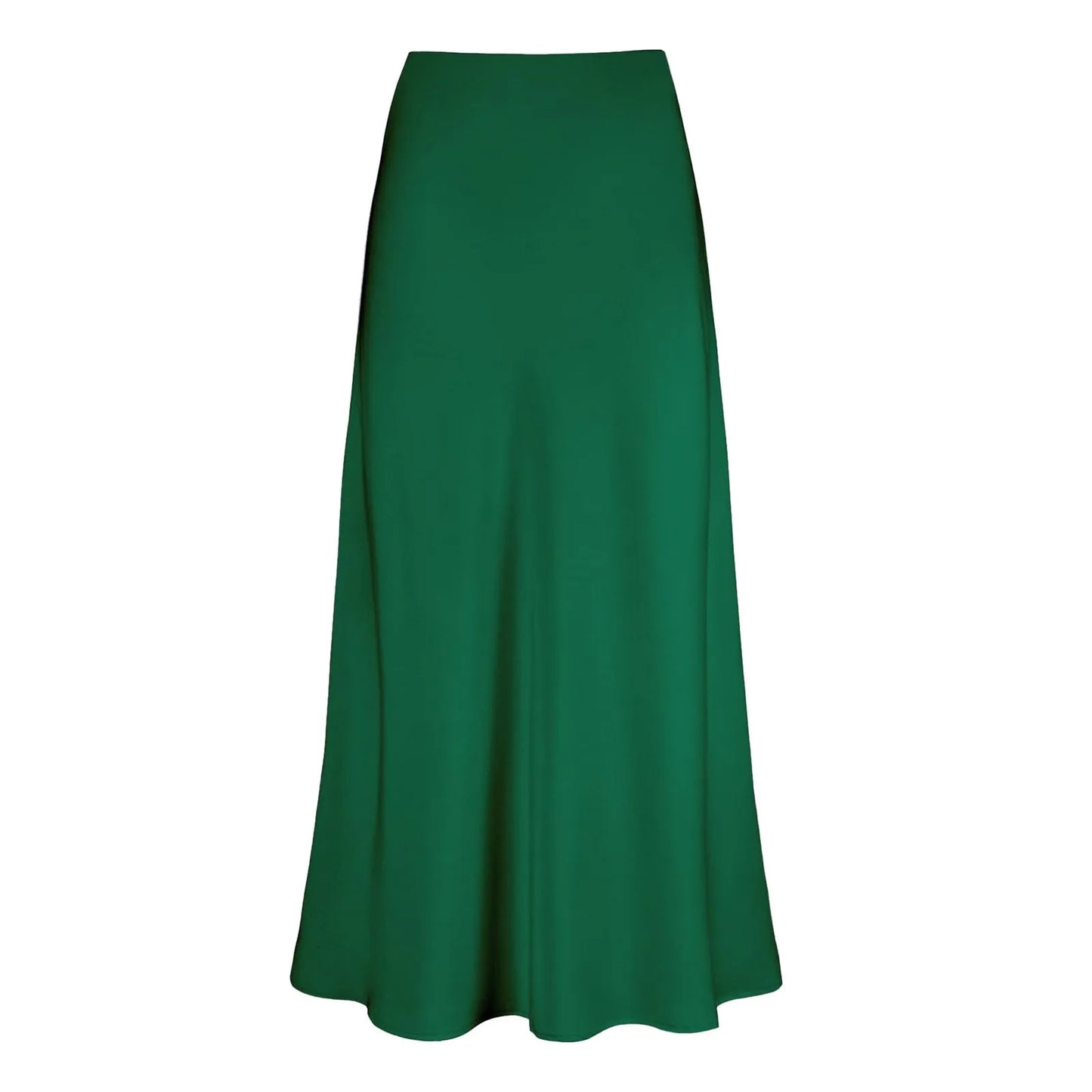 Korean-Inspired Fishtail Skirt – High-Waist Silk Satin Elegance for Women