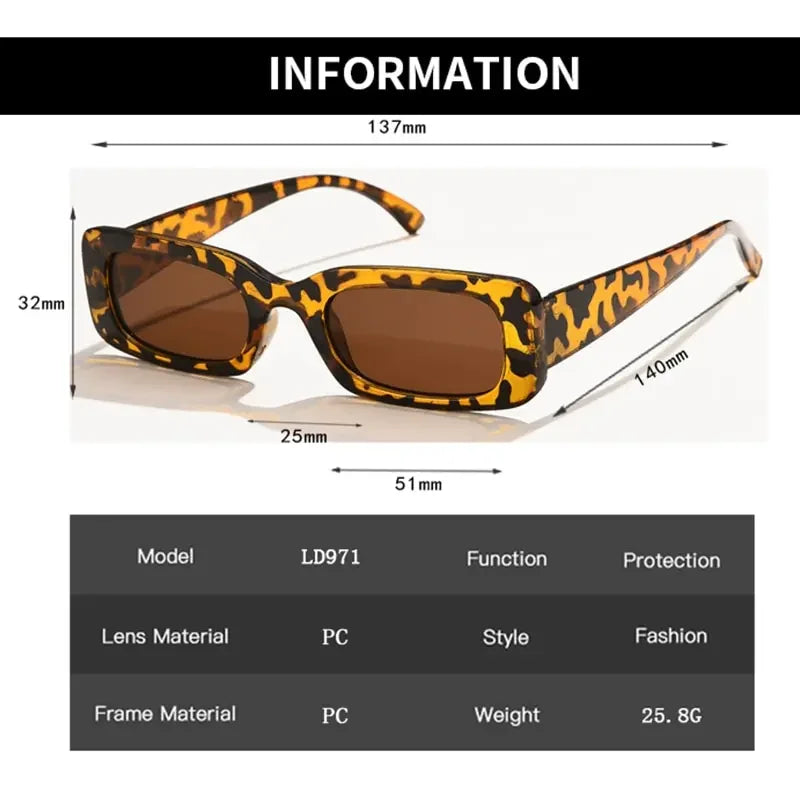 Classic Retro Square Sunglasses for Women – Vintage Small Rectangle Design, Anti-Glare Travel Eyewear for Timeless Style