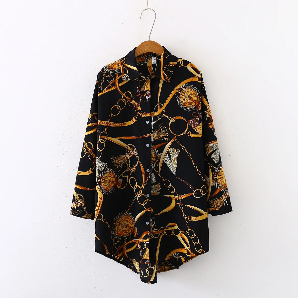 2025 Women's Vintage Button-Down Blouse | Sexy Loose-Fit Casual Shirt & Cardigan