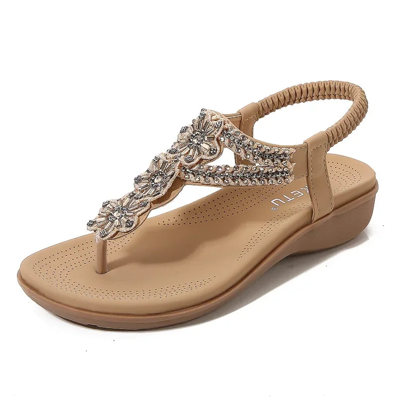 2025 Boho Chic Summer Sandals – Stylish Flip Flops for Women