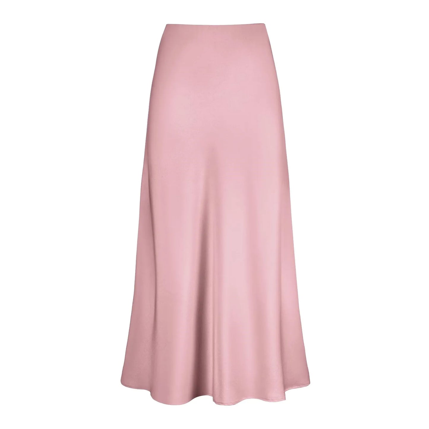 Korean-Inspired Fishtail Skirt – High-Waist Silk Satin Elegance for Women